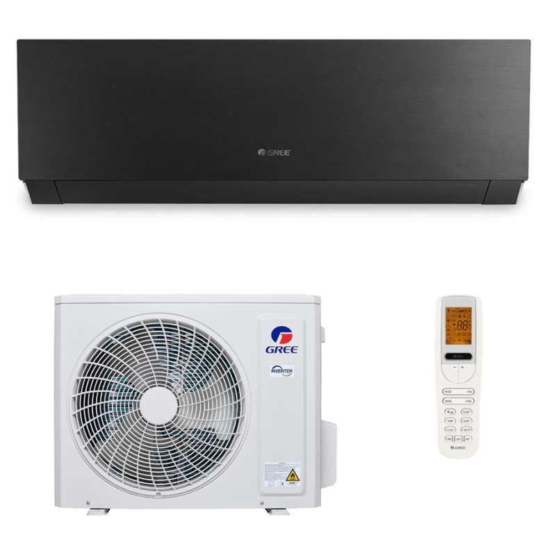 GREE Кондиціонер спліт-система Clivia GWH12AUCXB-K6DNA1A Black