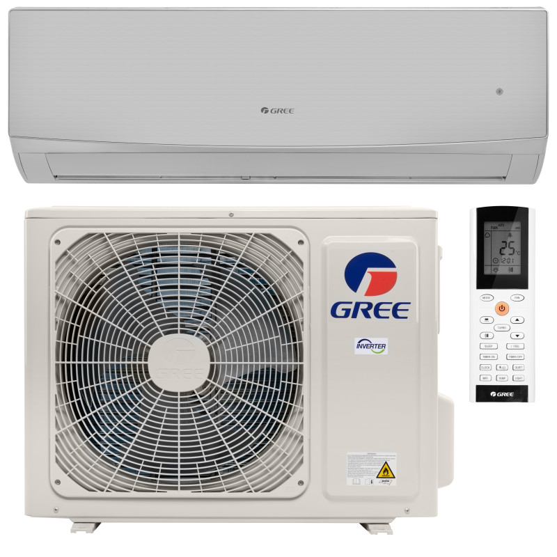 GREE Кондиціонер спліт-система Lomo GWH12QC-K6DND2D Silver
