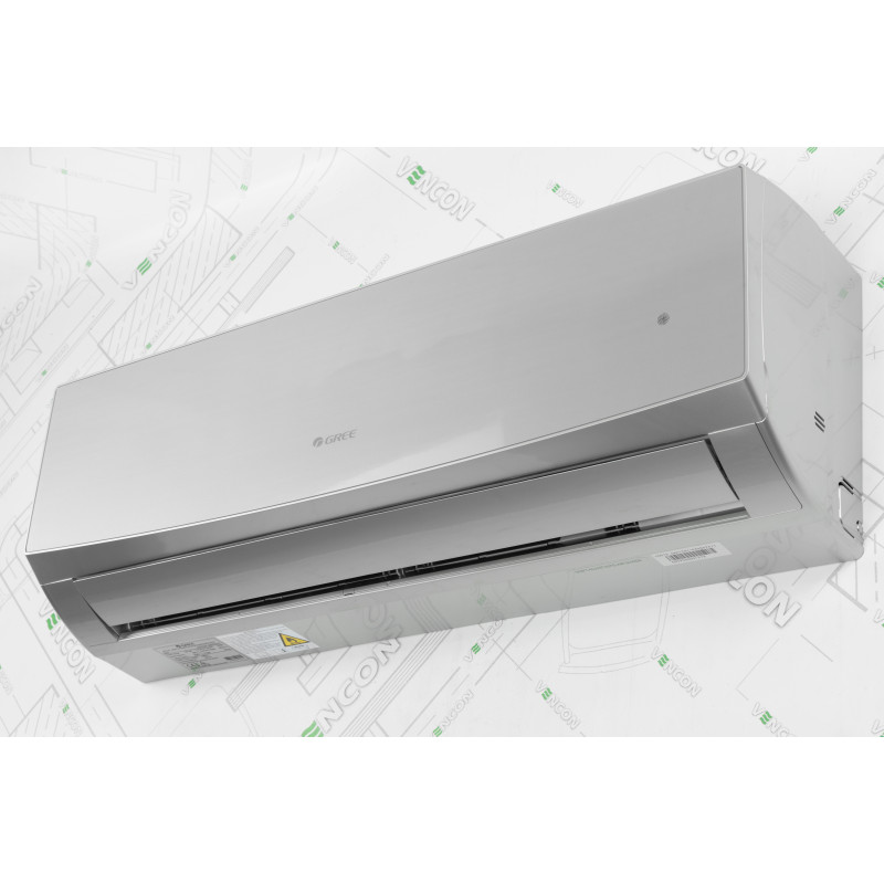 GREE Кондиціонер спліт-система Lomo GWH12QC-K6DND2D Silver