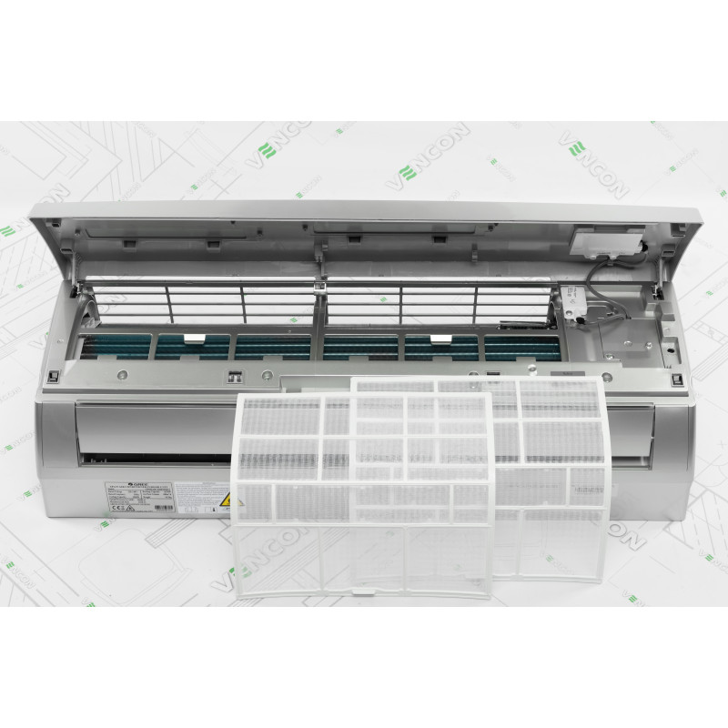 GREE Кондиціонер спліт-система Lomo GWH12QC-K6DND2D Silver