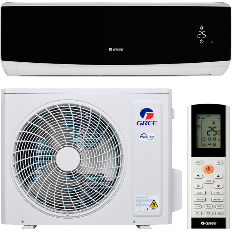 GREE Кондиціонер спліт-система Lomo GWH18QD-K6DND2I Black