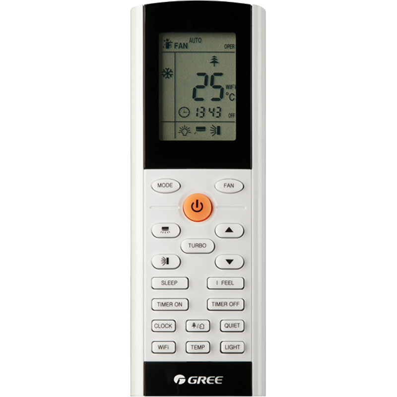 GREE Кондиціонер спліт-система Lomo GWH12QC-K6DND2F Black