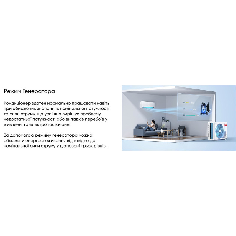 TCL Кондиціонер спліт-система Ocarina BreezeIN TAC-18CHSD/TPH11IHB Heat Pump Inverter R32 WI-FI