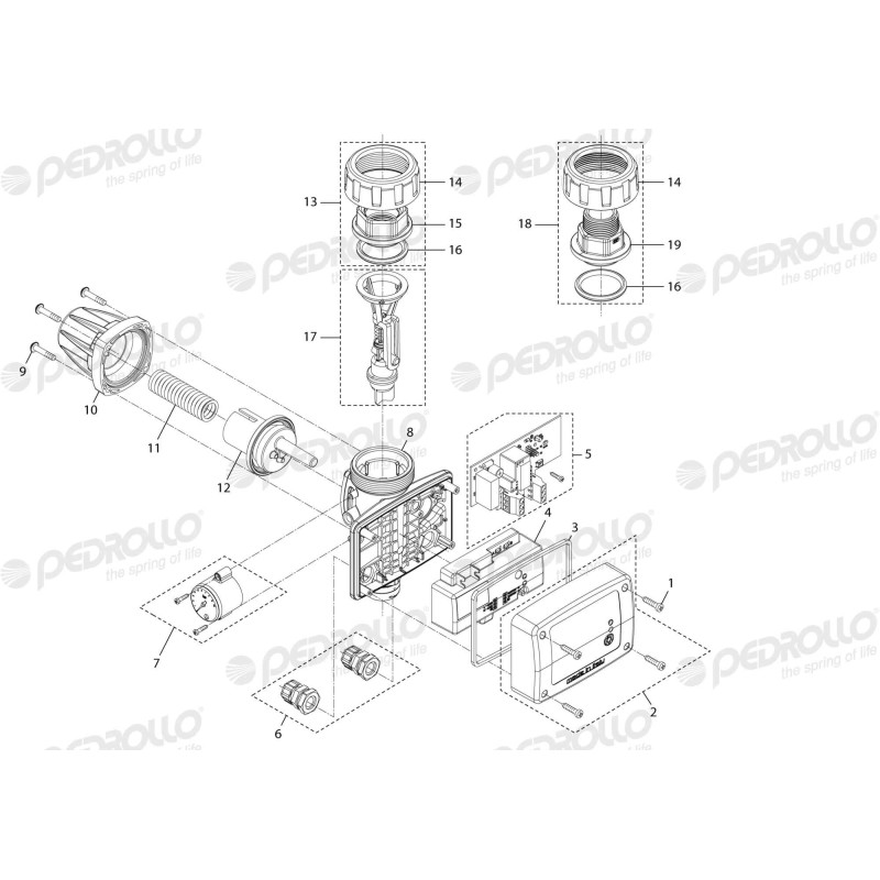 Електронний регулятор тиску з захистом від сухого ходу Pedrollo PRESFLO новинка