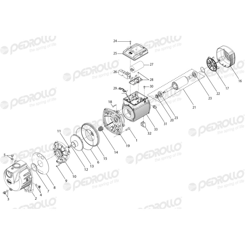 Насос самовсмоктуючий Pedrollo JSWm 3CL