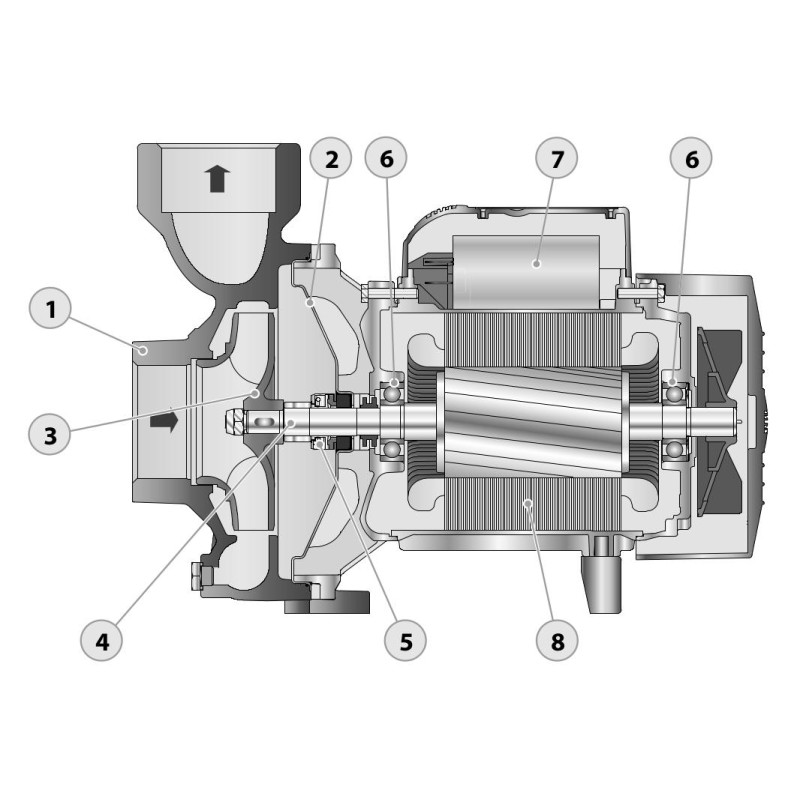 PEDROLLO Відцентровий насос HF 4 47HF5T0LA