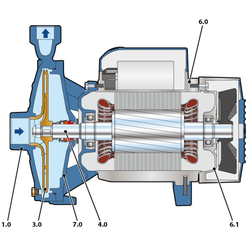 PEDROLLO Насос відцентровий CPm 160A 44CM26AA1