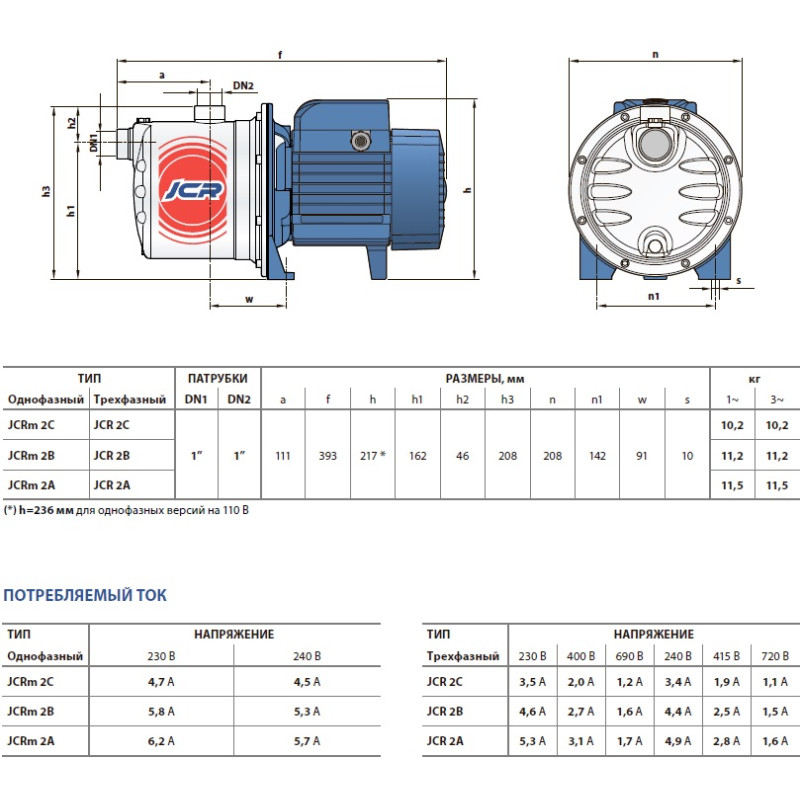 Насос самовсмоктуючий багатоступінчастий Pedrollo PLURIJETm 3/100Х