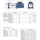 Насос самовсмоктуючий багатоступінчастий Pedrollo PLURIJET 5/200Х