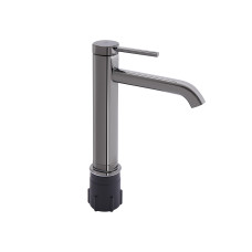 Qtap Змішувач для раковини Robin високий Чорний/Хром (QTROB1060H102K)