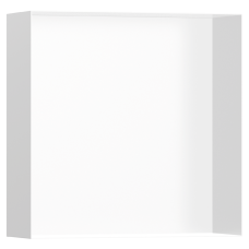 Hansgrohe XtraStoris Minimalistic настінна ніша звбудованою рамою 30*30*10см, білий матовий, (56073700)