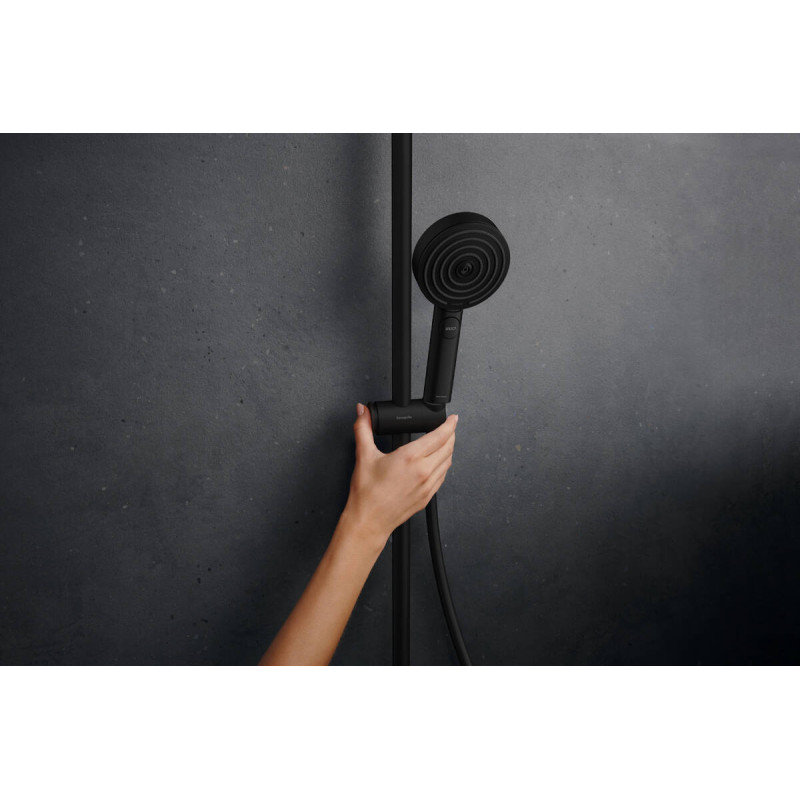 Hansgrohe PULSIFY S PURO Showerpipe душова система 260 з термостатом, колір чорний матовий, (24237670)