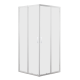 EGER VI`Z new WZ душова кабіна 95*95*195см квадратна, регульований (+/-5cм) профіль білий, скло "Zuzmara", (599-066WZ/1)