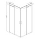 EGER VI`Z new WZ душова кабіна 95*95*195см квадратна, регульований (+/-5cм) профіль білий, скло "Zuzmara", (599-066WZ/1)