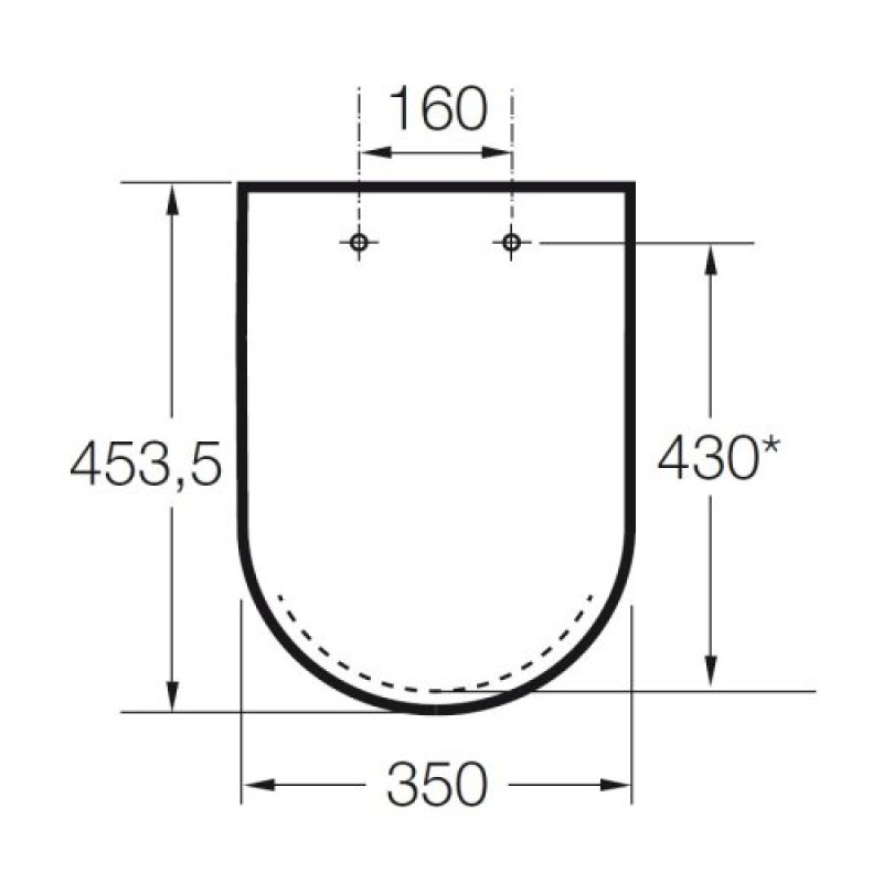 ROCA GAP сидіння для унітазу, швидкознімне, із системою плавного опускання, (A801472006)