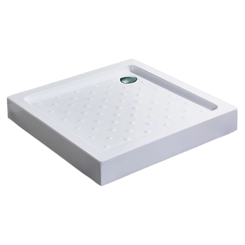 VOLLE поддон 90*90*14см квадратный акриловый , в комплекте с сифоном, (4400.123007)