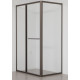 VOLLE CRUZE душова кабіна 80*120*200см, тип дверей COME IN, профіль metal gun, прозоре скло, (1047.134705)