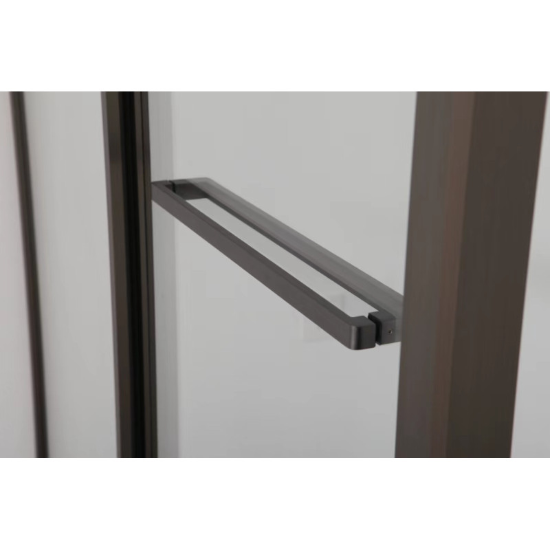 VOLLE CRUZE душова кабіна 80*120*200см, тип дверей COME IN, профіль metal gun, прозоре скло, (1047.134705)