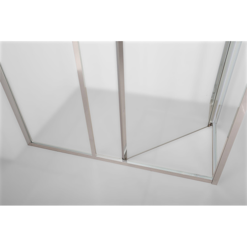 VOLLE CRUZE душова кабіна 80*120*200см, тип дверей COME IN, хромований профіль, прозоре скло, (1047.134701)