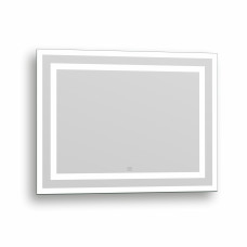 IMPRESE KARLOV Light зеркало подвесное прямоугольное в раме с фронтальной и настенной подсветкой 60*80см, (m08607600MA)