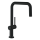Hansgrohe TALIS M54 смеситель для кухни220, однорычажный, Eco, 1jet, цвет черный матовый, (72844670)