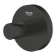 Grohe ESSENTIALS крючок для банного халата, цвет черный матовый, (1024602430)
