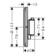 Hansgrohe SHOWER SELECT COMFORT S термостат для 2х потребителей, СМ, цвет хром, (15554000)