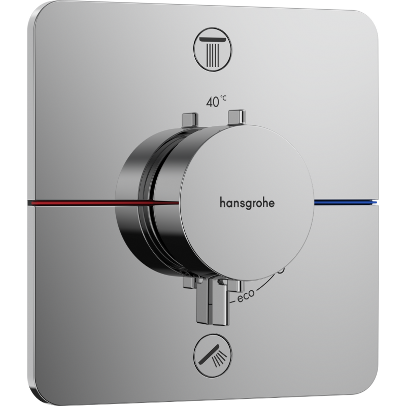 Hansgrohe SHOWER SELECT COMFORT Q термостат для 2х потребителей, СМ, цвет хром, (15583000)