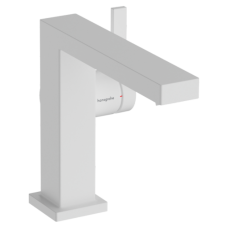 Hansgrohe TECTURIS E смеситель для умывальника 110, однорычажный,CoolStart, push-open, цвет белыйматовый, (73020700)