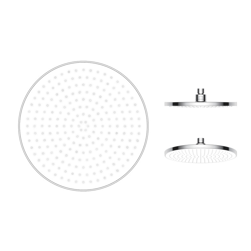 IMPRESE Душ верхній LSR-230BR, d230 мм, ABS, хром, (f02600101AJ)