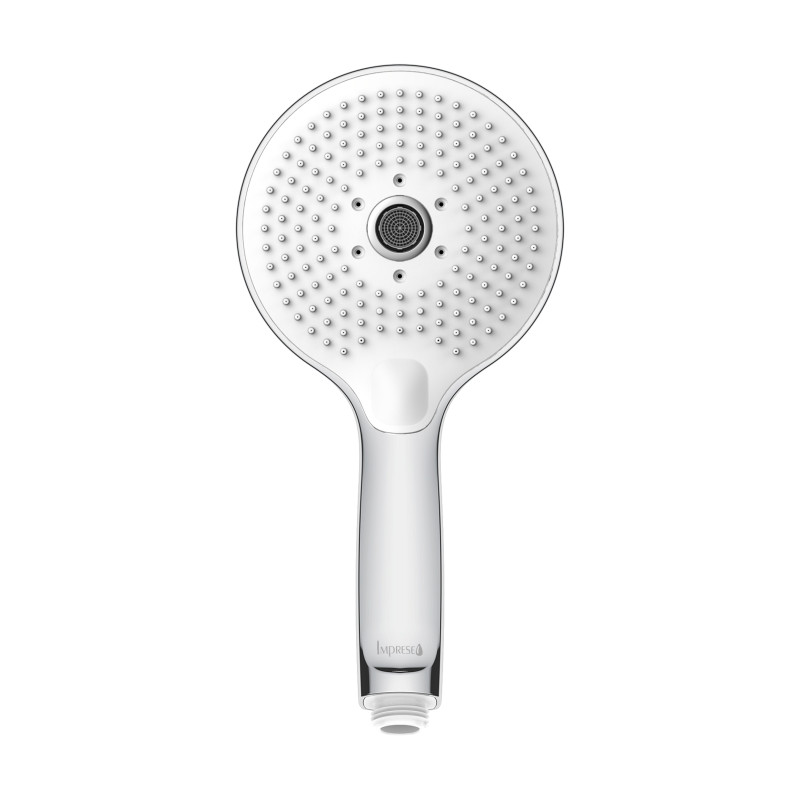 IMPRESE Душ ручний LSR-120CR, 120 мм, 3 режими, кнопковий перемикач, хром, (f03600101AW)