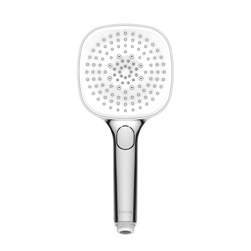 IMPRESE Душ ручний LSR-120GQ, 120 мм, 3 режими, кнопковий перемикач, хром, (f03600101AU)