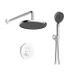 IMPRESE CENTRUM ER система душова прихованого монтажу (термостат 2 функції, кнопки перемикання, душ d240 мм ABS, лійка 3 режими, шланг 1500 мм PVC), хром, (V-10260ER)