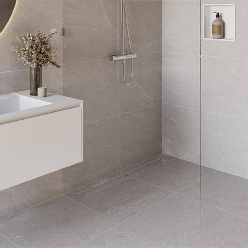 Hansgrohe RAINDRAIN ALLROUNDмонтажный комплект для стандартной/плоскойустановки 1000мм, цвет нержавеющая сталь, (56189800)