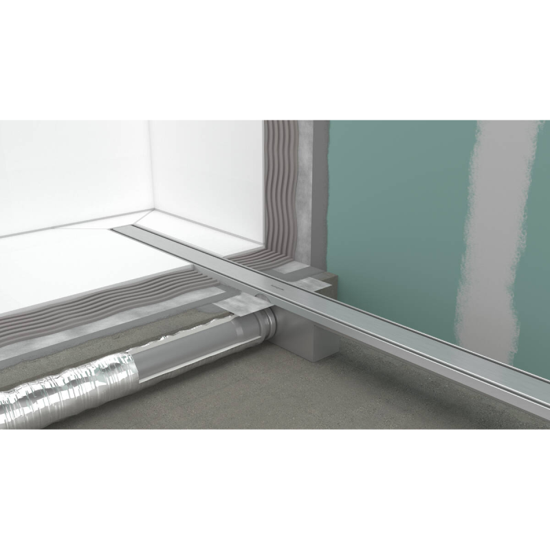 Hansgrohe RAINDRAIN COMPACT монтажный комплект для стандартнойустановки1000мм, цвет нержавеющая сталь, (56182800)