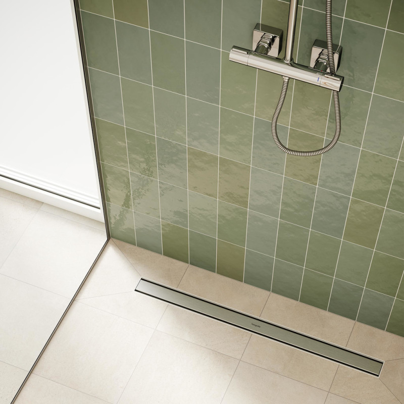 Hansgrohe RAINDRAIN COMPACT монтажный комплект для плоской установки800мм, цвет нержавеющая сталь, (56166800)