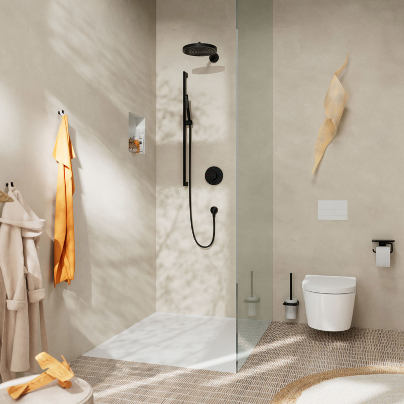 Hansgrohe PULSIFY Sручной душ 1 режим, Ecosmart,цвет черный матовый, (24125670)