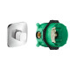 Hansgrohe PURAVIDA Термостат для ванни ПМ, цвет белый+IBOX universal прихована частина для змішувача, (15772400+01800180)