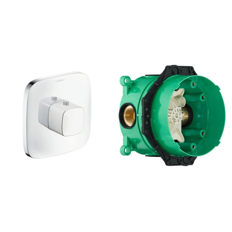 Hansgrohe PURAVIDA Термостат для ванни СМ+IBOX universal прихована частина для змішувача, (15770400+01800180)