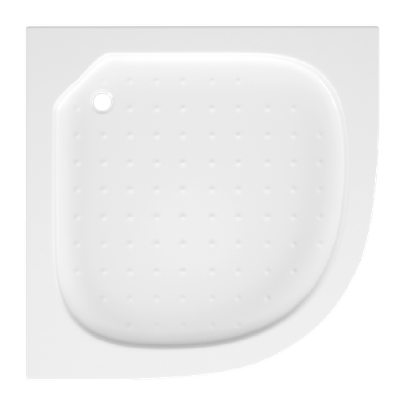 IMPRESE поддон 100*100*15см полукруглый акриловый , в комплекте с сифоном, (s0941010R)