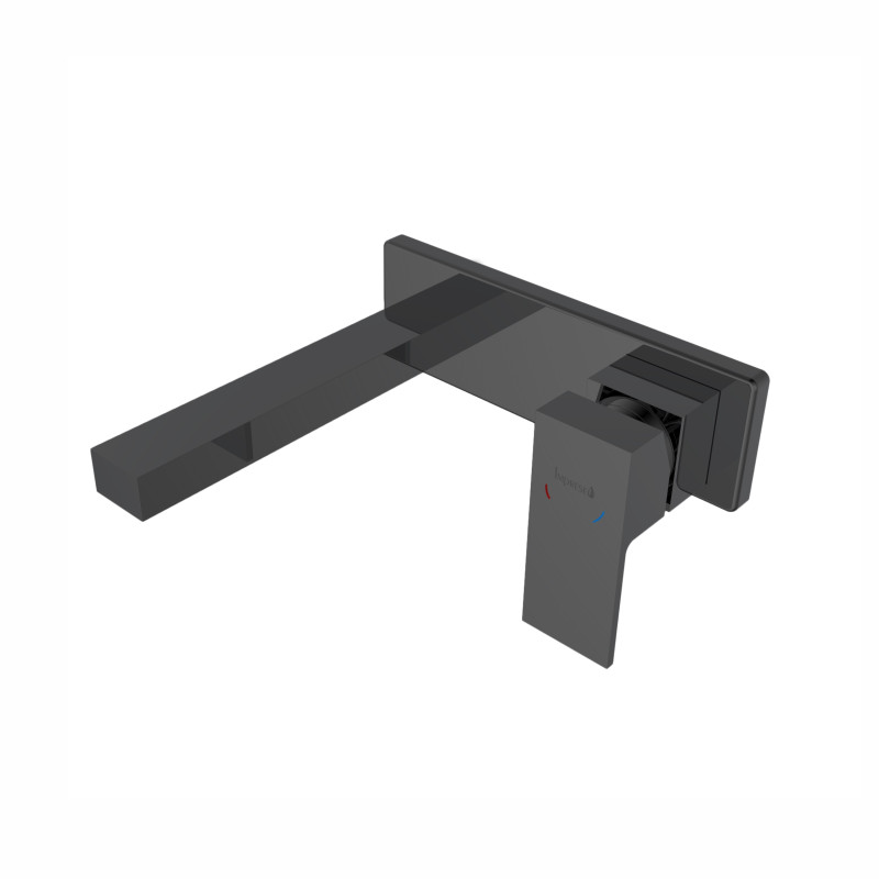 IMPRESE KARLOV смеситель для умывальника, скрытый монтаж, черный матовый, 25 мм, (f03507610AC)