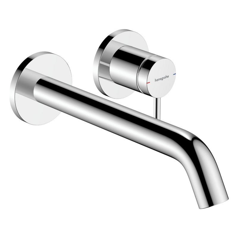 Hansgrohe TECTURIS Sсмеситель для умывальника, однорычажный, настенный, СМ, цвет хром, (73351000)