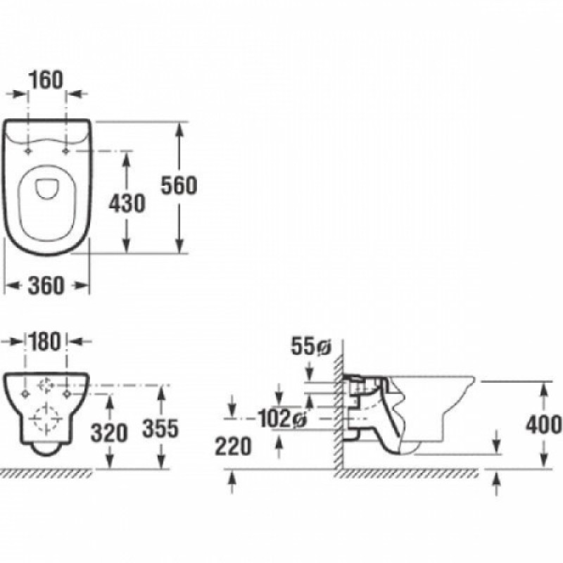 ROCA "ЖИРАЛЬДА" подвесное, (357465000)