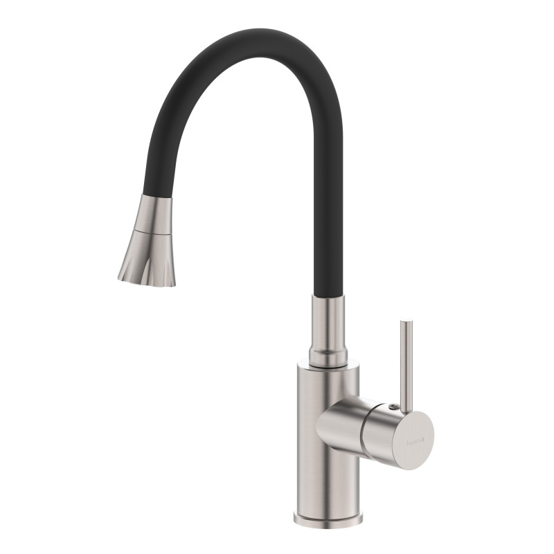 IMPRESE ARGO-S смеситель для кухни с гибким изливом, сталь, (f03409016ES)