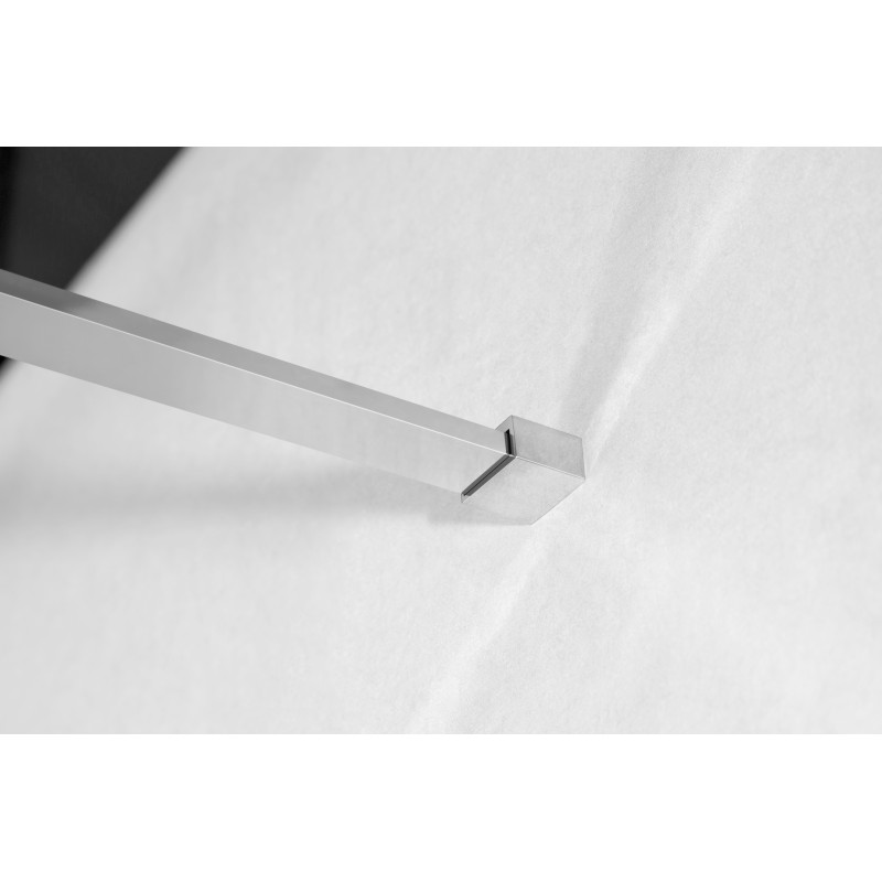 IMPRESE душевая стенка WALK-IN с профилем и держателем, 110*200см, хром, стекло тонированое, (s09111001GR)