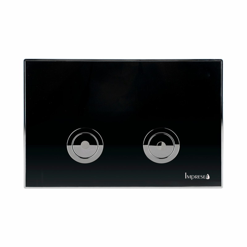 IMPRESE i1613, инсталляция для унитаза пневматическая 4в1 (инсталляция, крепление, прокладка, клавиша), черный, пластик, (i1613)