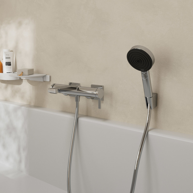 Hansgrohe TECTURIS E смеситель для ванны, однорычажный, цвет хром, (73420000)