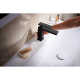Hansgrohe TECTURIS E смеситель для умывальника 110, однорычажный, push-open, Eco Smart,цвет черный матовый, (73010670)