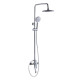 IMPRESE MODUS B система душова (змішувач для душа з виливом, душ d220 мм ABS, лійка 120 мм 3 режими, штанга 140 см, шланг 1500 мм PVC), хром, (t030B08201SR)