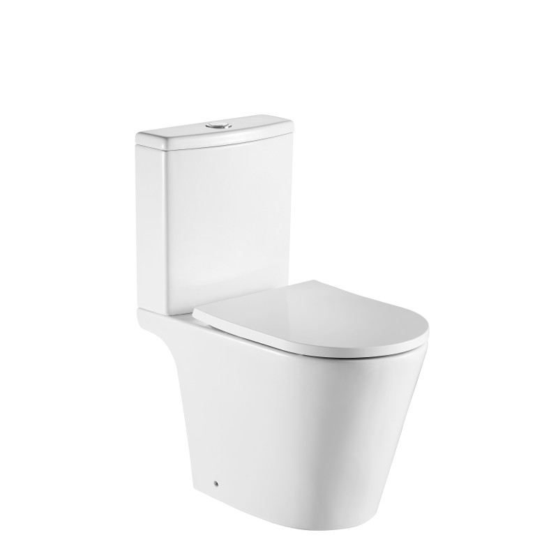 IMPRESE VACLAV унитаз напольный не пристенный (64*38*79см, rimless, гор. выпуск, бачок с нижним подводом 3/4,5л Геберит, сиденье тонкое duroplast slow-closing, (c06206403)